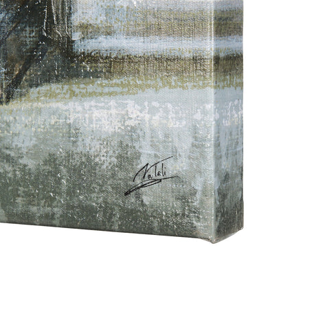 Old Barn II by Mercana Studio a Hand Embellished Textured Canvas by Mercana at Eve Furniture
