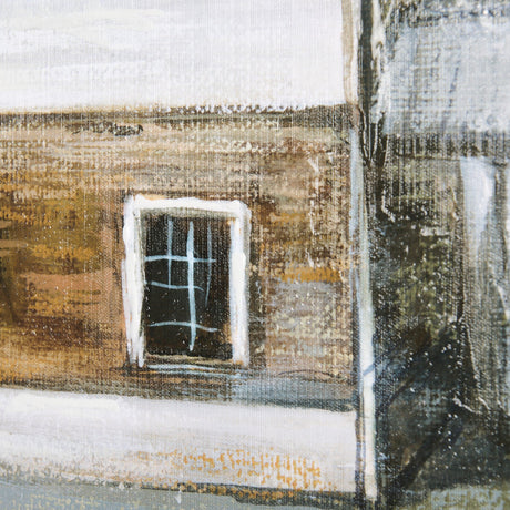 Old Barn II by Mercana Studio a Hand Embellished Textured Canvas by Mercana at Eve Furniture
