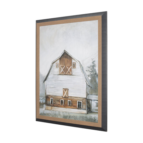 Old Barn II by Mercana Studio a Hand Embellished Textured Framed Art Print by Mercana at Eve Furniture