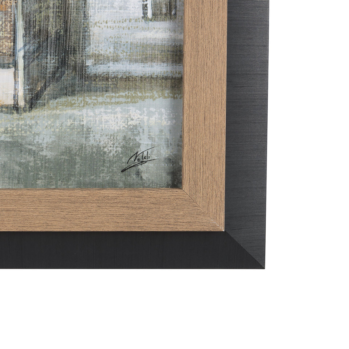 Old Barn II by Mercana Studio a Hand Embellished Textured Framed Art Print by Mercana at Eve Furniture