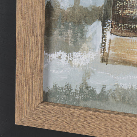 Old Barn II by Mercana Studio a Hand Embellished Textured Framed Art Print by Mercana at Eve Furniture