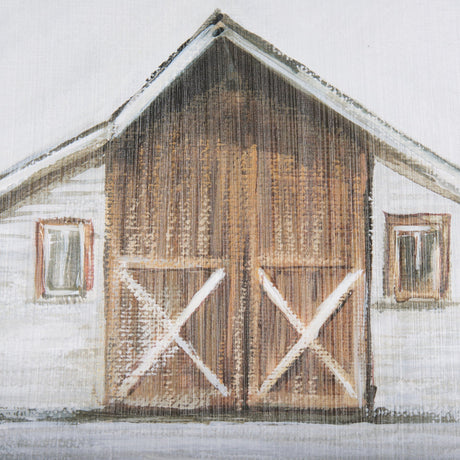 Old Barn II by Mercana Studio a Hand Embellished Textured Framed Art Print by Mercana at Eve Furniture