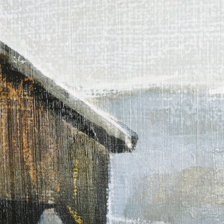 Old Barn III by Mercana Studio a Hand Embellished Textured Canvas by Mercana at Eve Furniture