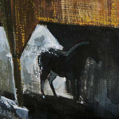 Old Barn III by Mercana Studio a Hand Embellished Textured Canvas by Mercana at Eve Furniture