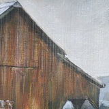 Old Barn III by Mercana Studio a Hand Embellished Textured Framed Art Print by Mercana at Eve Furniture