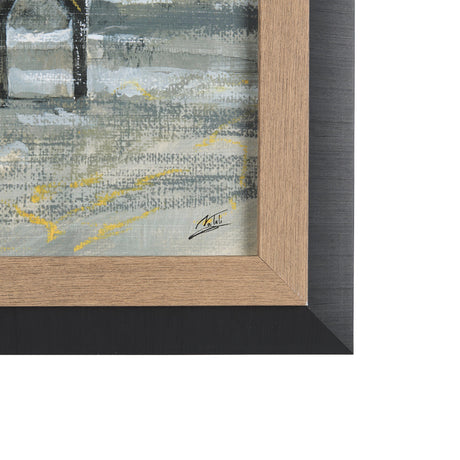 Old Barn III by Mercana Studio a Hand Embellished Textured Framed Art Print by Mercana at Eve Furniture