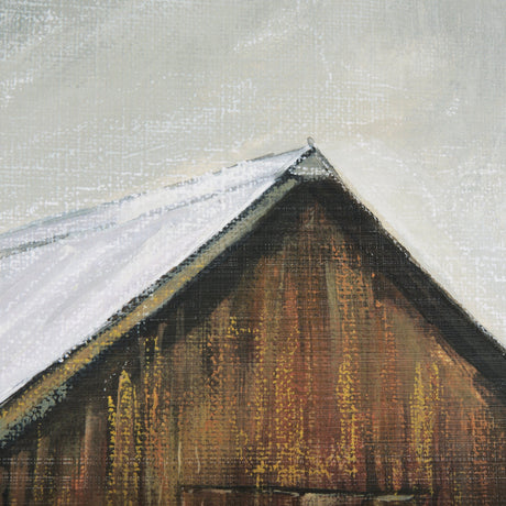 Old Barn III by Mercana Studio a Hand Embellished Textured Framed Art Print by Mercana at Eve Furniture