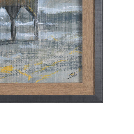 Old Barn III by Mercana Studio a Hand Embellished Textured Framed Art Print by Mercana at Eve Furniture