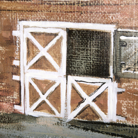 Old Barn IV by Mercana Studio a Hand Embellished Textured Canvas by Mercana at Eve Furniture