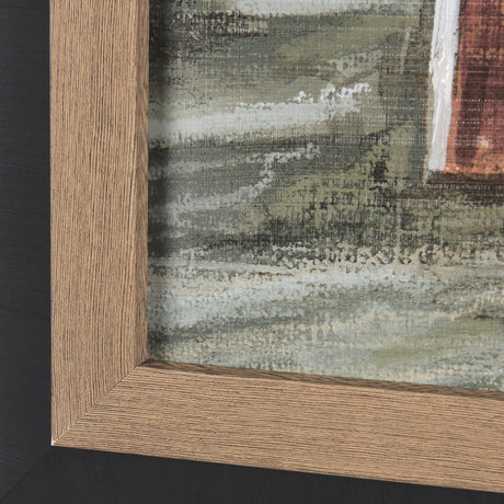 Old Barn IV by Mercana Studio a Hand Embellished Textured Framed Art Print by Mercana at Eve Furniture
