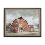 Old Barn IV by Mercana Studio a Hand Embellished Textured Framed Art Print by Mercana at Eve Furniture