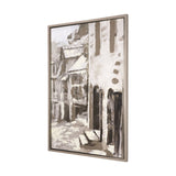 Old Lane II by Mercana Studio a Hand Embellished Textured Framed Art Print by Mercana at Eve Furniture
