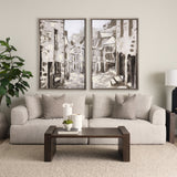 Old Lane II by Mercana Studio a Hand Embellished Textured Framed Art Print by Mercana at Eve Furniture