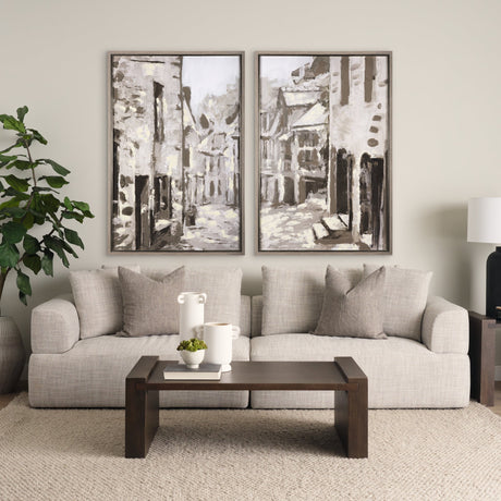 Old Lane II by Mercana Studio a Hand Embellished Textured Framed Art Print by Mercana at Eve Furniture