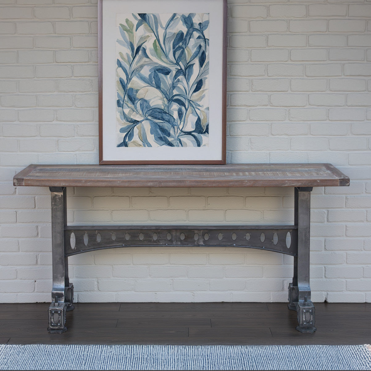 Old Mill 66" Console in Reclaimed Wood by Home Trends & Design at Eve Furniture