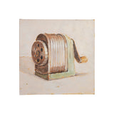 Old School III by Ethan Harper a Hand Embellished Textured Canvas by Mercana at Eve Furniture