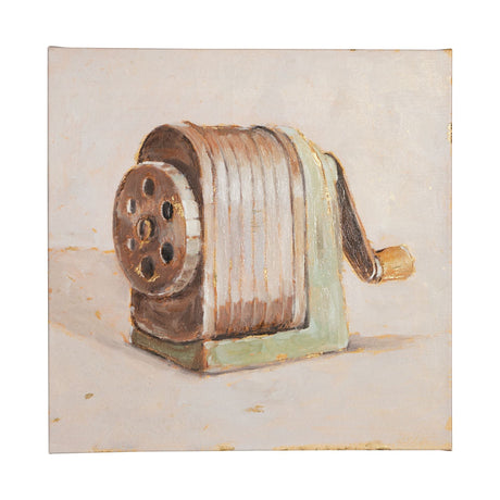 Old School III by Ethan Harper a Hand Embellished Textured Canvas by Mercana at Eve Furniture