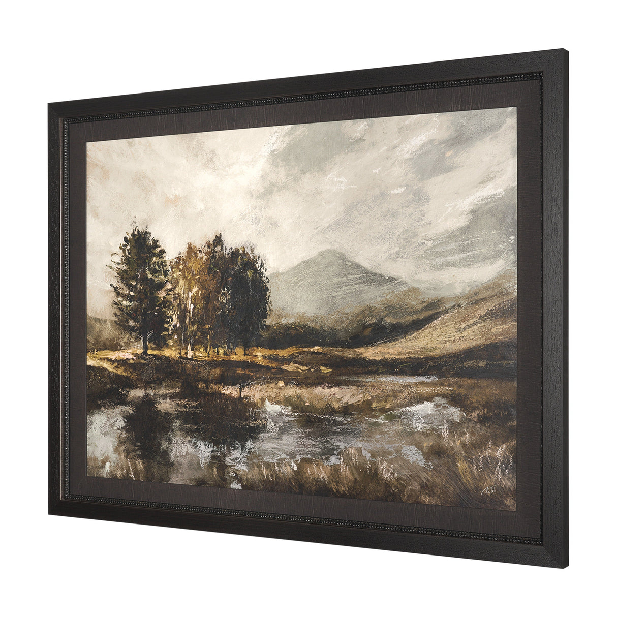 Old Style Landscape by Mercana Studio a Hand Embellished Framed Art Print by Mercana at Eve Furniture