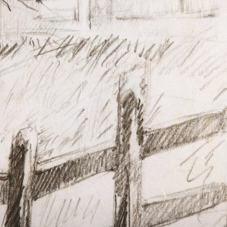 Old West Collection I ( Farm view) by Mercana Studio a Hand Embellished Textured Canvas by Mercana at Eve Furniture