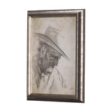 Old West Collection I ( Farm view) by Mercana Studio a Hand Embellished Textured Framed Art Print by Mercana at Eve Furniture