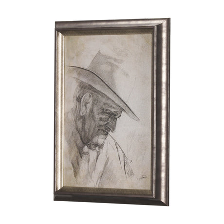 Old West Collection I ( Farm view) by Mercana Studio a Hand Embellished Textured Framed Art Print by Mercana at Eve Furniture