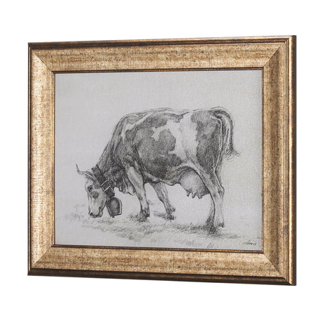 Old West Collection I ( Farm view) by Mercana Studio a Hand Embellished Textured Framed Art Print by Mercana at Eve Furniture