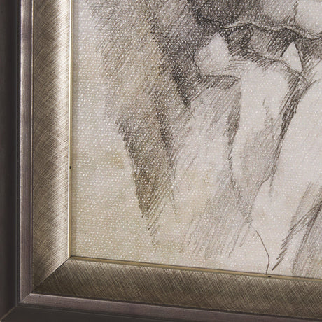Old West Collection I ( Farm view) by Mercana Studio a Hand Embellished Textured Framed Art Print by Mercana at Eve Furniture