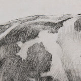 Old West Collection IV (Cow Sketch) by Mercana Studio a Hand Embellished Textured Canvas by Mercana at Eve Furniture