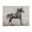 Old West Collection V ( Horse Sketch) by Mercana Studio a Hand Embellished Textured Canvas by Mercana at Eve Furniture