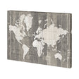 Old World Map Neutral by Mercana Studio a Hand Embellished Textured Canvas by Mercana at Eve Furniture