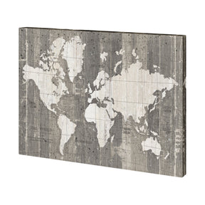 Old World Map Neutral by Mercana Studio a Hand Embellished Textured Canvas by Mercana at Eve Furniture