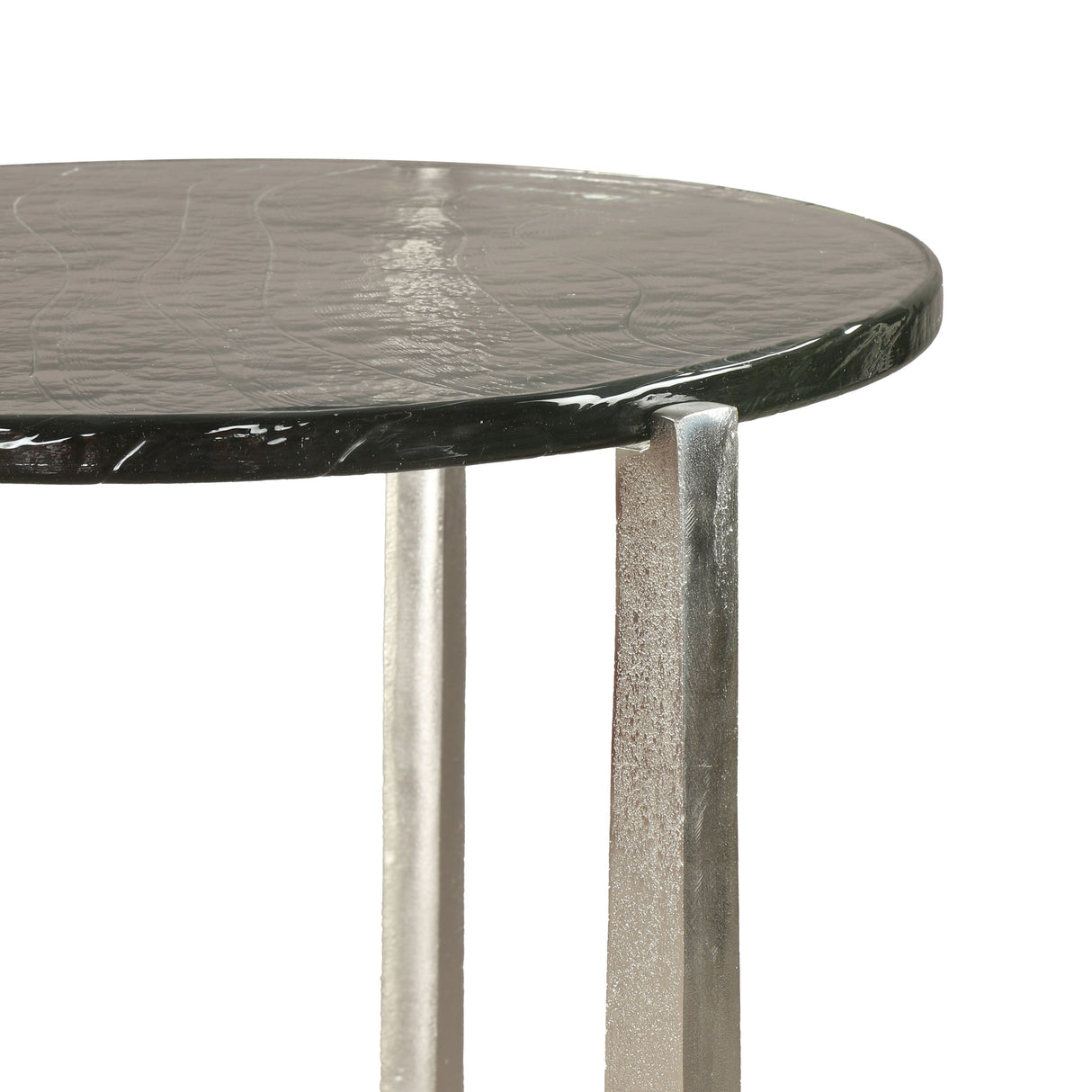Olea Side Table Silver by Zuomod at Eve Furniture