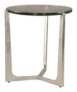 Olea Side Table Silver by Zuomod at Eve Furniture