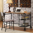 Olga Antique Black Desk by Furniture of America at Eve Furniture