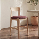 Oli Berry/Natural Counter Stool by MOES at Eve Furniture