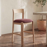Oli Berry/Natural Counter Stool by Moe's Home at Eve Furniture