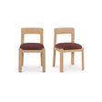 Oli Berry/Natural Dining Chair (Set of 2) by MOES at Eve Furniture