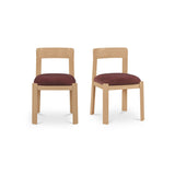 Oli Berry/Natural Dining Chair (Set of 2) by MOES at Eve Furniture