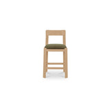 Oli Dark Green/Natural Counter Stool by Moe's Home at Eve Furniture