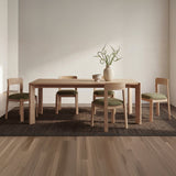 Oli Dark Green/Natural Dining Chair (Set of 2) by MOES at Eve Furniture