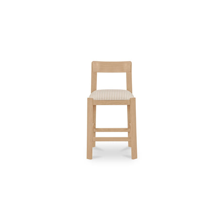 Oli Stripe/Natural Counter Stool by MOES at Eve Furniture