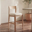 Oli Stripe/Natural Counter Stool by Moe's Home at Eve Furniture