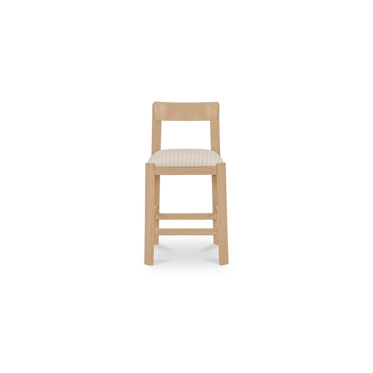 Oli Stripe/Natural Counter Stool by Moe's Home at Eve Furniture