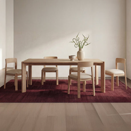 Oli Stripe/Natural Dining Chair (Set of 2) by MOES at Eve Furniture