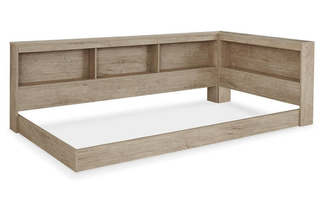 Oliah Natural Twin Bookcase Storage Bed by Ashley at Eve Furniture
