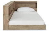 Oliah Natural Twin Bookcase Storage Bed by Ashley at Eve Furniture