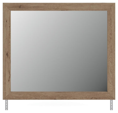 Oliandon Light Brown Bedroom Mirror by Ashley at Eve Furniture