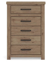 Oliandon Light Brown Chest of Drawers by Ashley at Eve Furniture