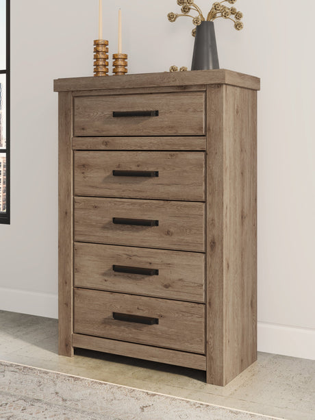 Oliandon Light Brown Chest of Drawers by Ashley at Eve Furniture
