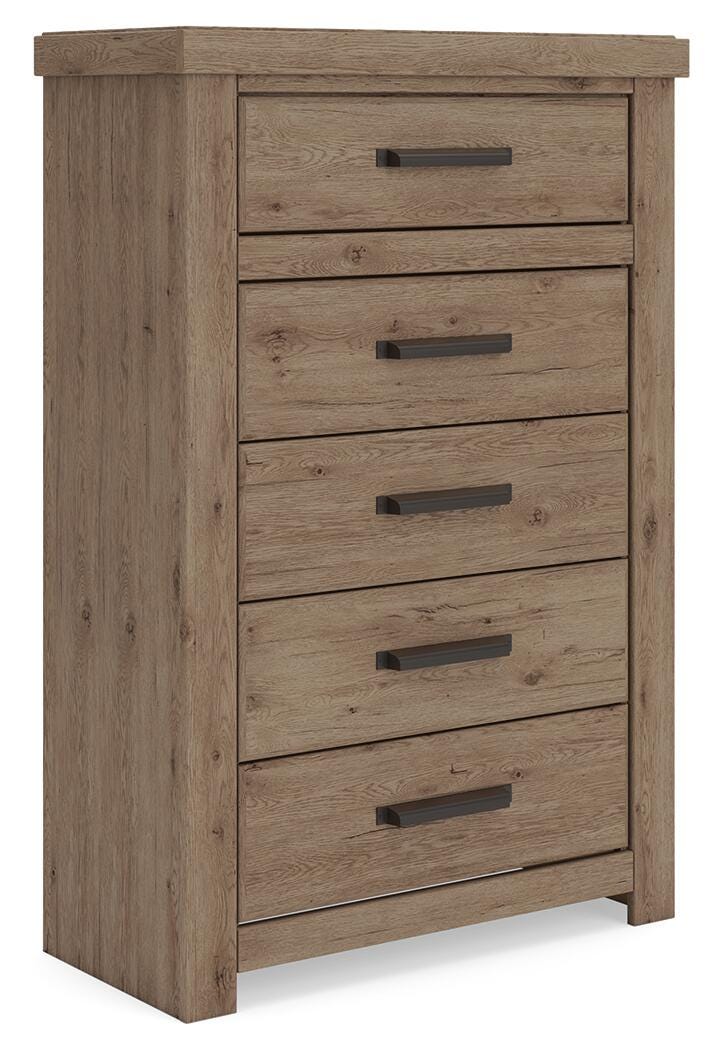 Oliandon Light Brown Chest of Drawers by ASHLEY FURNITURE at Eve Furniture